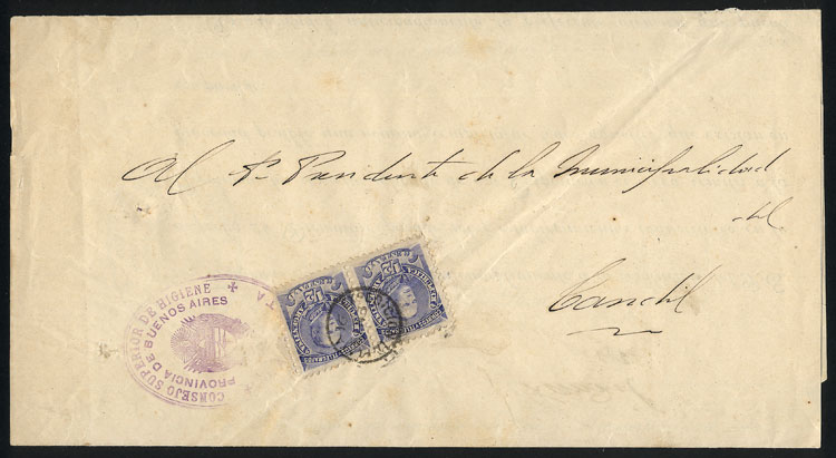Lot 101 - Argentina general issues - Guillermo Jalil - Philatino Auction # 2347 ARGENTINA: Lot 101 - Argentina general issues - Guillermo Jalil - Philatino Auction # 2347 ARGENTINA: