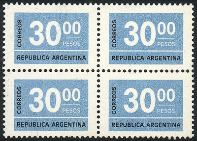 Lot 847 - Argentina general issues - Guillermo Jalil - Philatino Auction # 2347 ARGENTINA: Lot 847 - Argentina general issues - Guillermo Jalil - Philatino Auction # 2347 ARGENTINA: