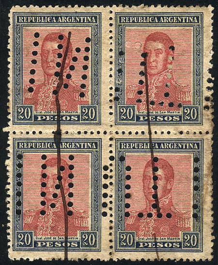 Lot 276 - Argentina general issues - Guillermo Jalil - Philatino Auction # 2347 ARGENTINA: Lot 276 - Argentina general issues - Guillermo Jalil - Philatino Auction # 2347 ARGENTINA: