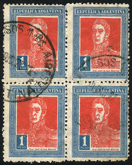 Lot 360 - Argentina general issues -  Guillermo Jalil - Philatino Auction # 2347 ARGENTINA: 