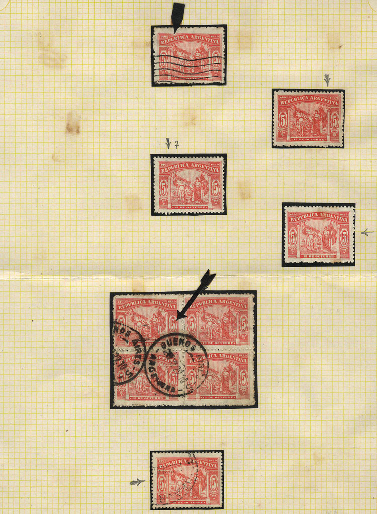 Lot 367 - Argentina general issues -  Guillermo Jalil - Philatino Auction # 2347 ARGENTINA: 