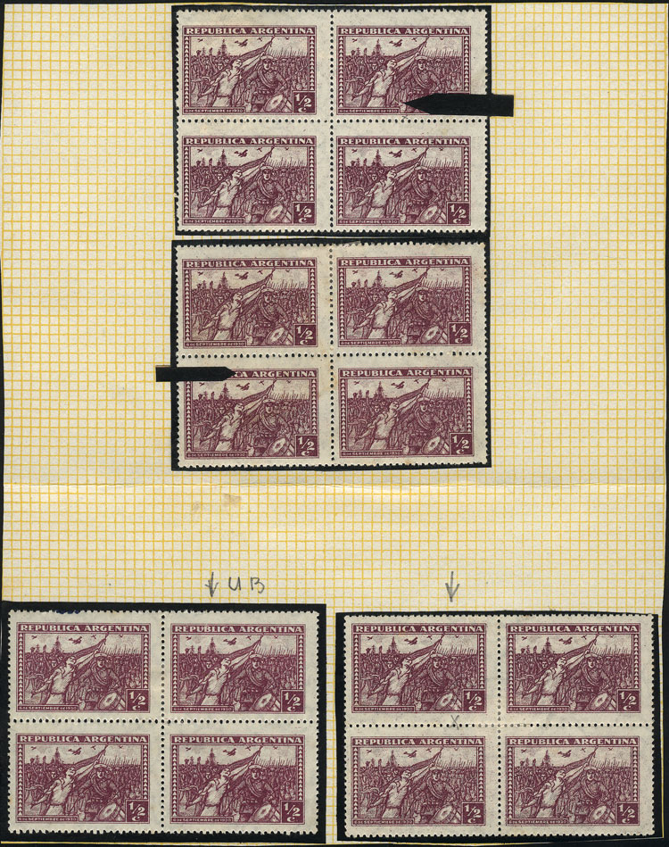 Lot 370 - Argentina general issues -  Guillermo Jalil - Philatino Auction # 2347 ARGENTINA: 