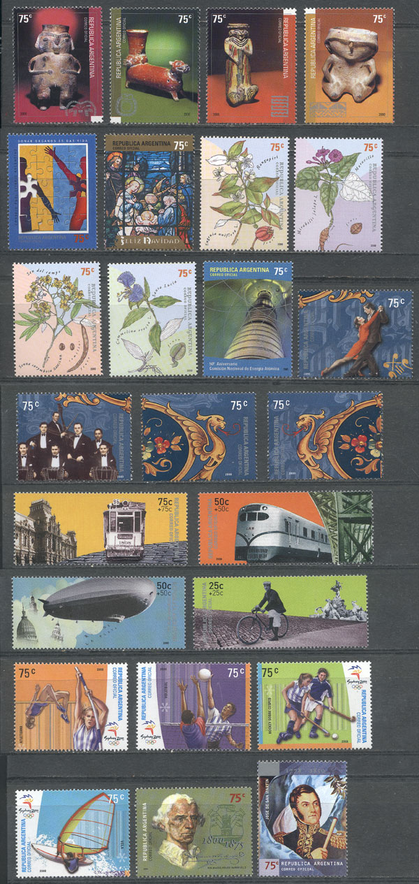 Lot 975 - Argentina general issues -  Guillermo Jalil - Philatino Auction # 2347 ARGENTINA: 