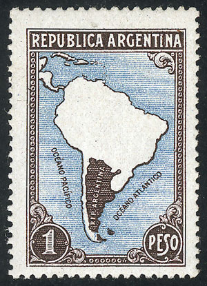 Lot 445 - Argentina general issues - Guillermo Jalil - Philatino Auction # 2347 ARGENTINA: Lot 445 - Argentina general issues - Guillermo Jalil - Philatino Auction # 2347 ARGENTINA: