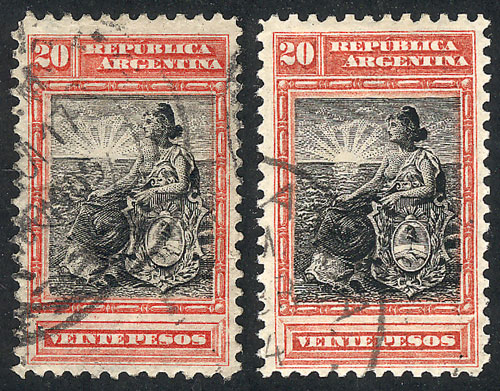 Lot 196 - Argentina general issues - Guillermo Jalil - Philatino Auction # 2347 ARGENTINA: Lot 196 - Argentina general issues - Guillermo Jalil - Philatino Auction # 2347 ARGENTINA: