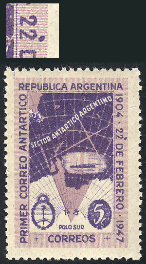 Lot 609 - Argentina general issues -  Guillermo Jalil - Philatino Auction # 2347 ARGENTINA: 