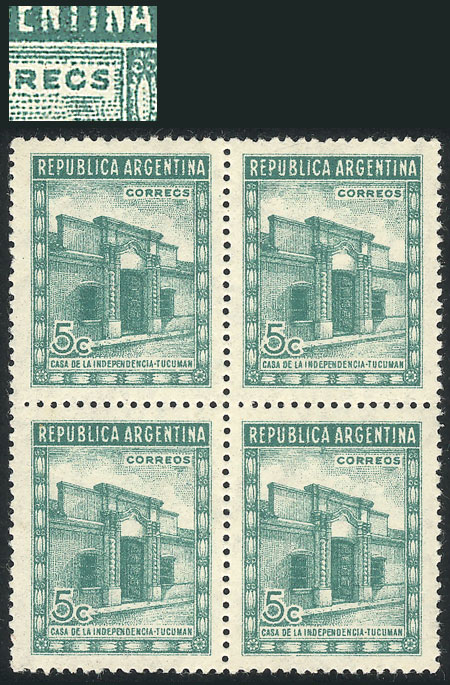Lot 582 - Argentina general issues - Guillermo Jalil - Philatino Auction # 2347 ARGENTINA: Lot 582 - Argentina general issues - Guillermo Jalil - Philatino Auction # 2347 ARGENTINA: