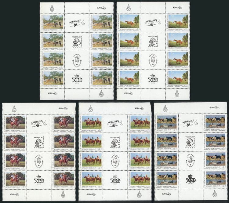 Lot 914 - Argentina general issues -  Guillermo Jalil - Philatino Auction # 2347 ARGENTINA: 