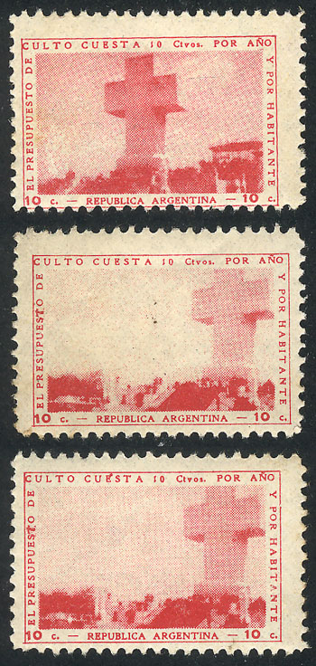 Lot 1301 - Argentina cinderellas -  Guillermo Jalil - Philatino Auction # 2347 ARGENTINA: 