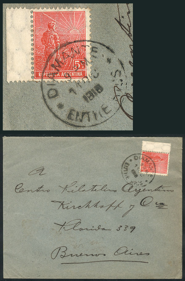Lot 1220 - Argentina postal history - Guillermo Jalil - Philatino Auction # 2347 ARGENTINA: Lot 1220 - Argentina postal history - Guillermo Jalil - Philatino Auction # 2347 ARGENTINA: