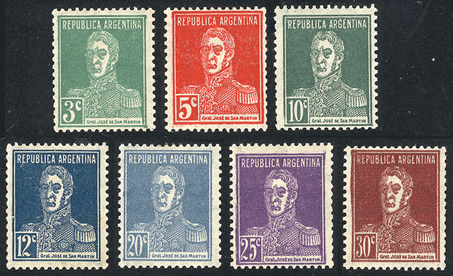 Lot 456 - Argentina general issues -  Guillermo Jalil - Philatino Auction # 2348 ARGENTINA: General auction with material of all periods, including rarities