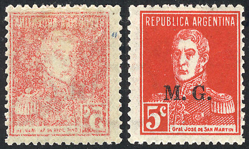 Lot 1177 - Argentina official stamps - Guillermo Jalil - Philatino Auction # 2348 ARGENTINA: General auction with material of all periods, including rarities Lot 1177 - Argentina official stamps - Guillermo Jalil - Philatino Auction # 2348 ARGENTINA: General auction with material of all periods, including rarities