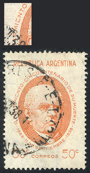 Lot 555 - Argentina general issues -  Guillermo Jalil - Philatino Auction # 2348 ARGENTINA: General auction with material of all periods, including rarities