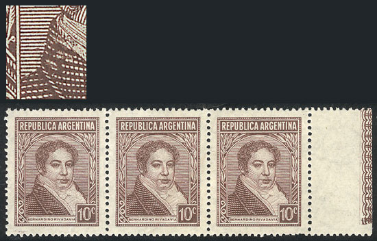Lot 510 - Argentina general issues -  Guillermo Jalil - Philatino Auction # 2348 ARGENTINA: General auction with material of all periods, including rarities
