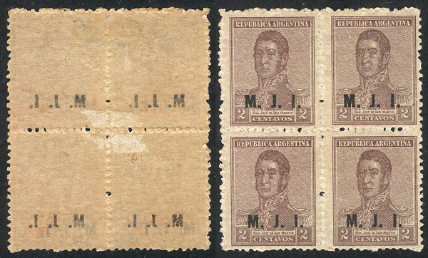 Lot 1195 - Argentina official stamps - Guillermo Jalil - Philatino Auction # 2348 ARGENTINA: General auction with material of all periods, including rarities Lot 1195 - Argentina official stamps - Guillermo Jalil - Philatino Auction # 2348 ARGENTINA: General auction with material of all periods, including rarities