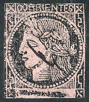 Lot 52 - Argentina corrientes -  Guillermo Jalil - Philatino Auction # 2348 ARGENTINA: General auction with material of all periods, including rarities