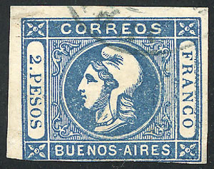 Lot 43 - Argentina cabecitas - Guillermo Jalil - Philatino Auction # 2348 ARGENTINA: General auction with material of all periods, including rarities Lot 43 - Argentina cabecitas - Guillermo Jalil - Philatino Auction # 2348 ARGENTINA: General auction with material of all periods, including rarities
