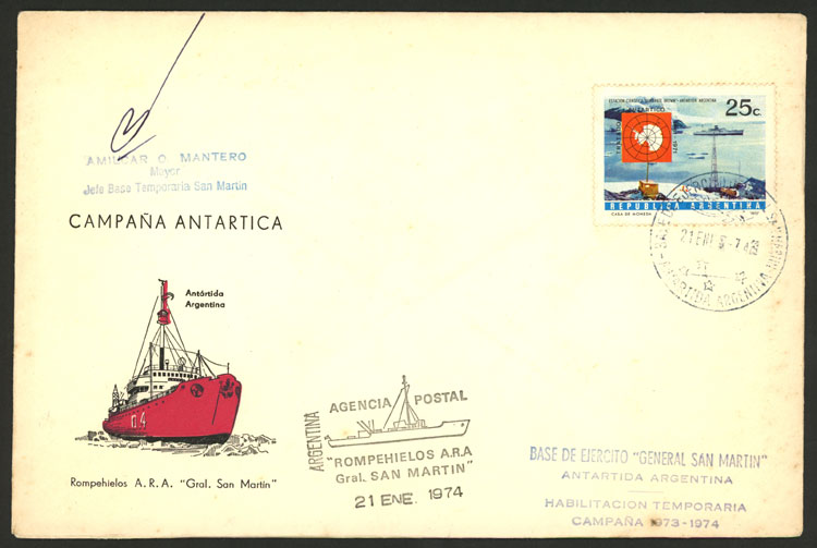 Lot 22 - argentine antarctica postal history - Guillermo Jalil - Philatino Auction # 2348 ARGENTINA: General auction with material of all periods, including rarities Lot 22 - argentine antarctica postal history - Guillermo Jalil - Philatino Auction # 2348 ARGENTINA: General auction with material of all periods, including rarities