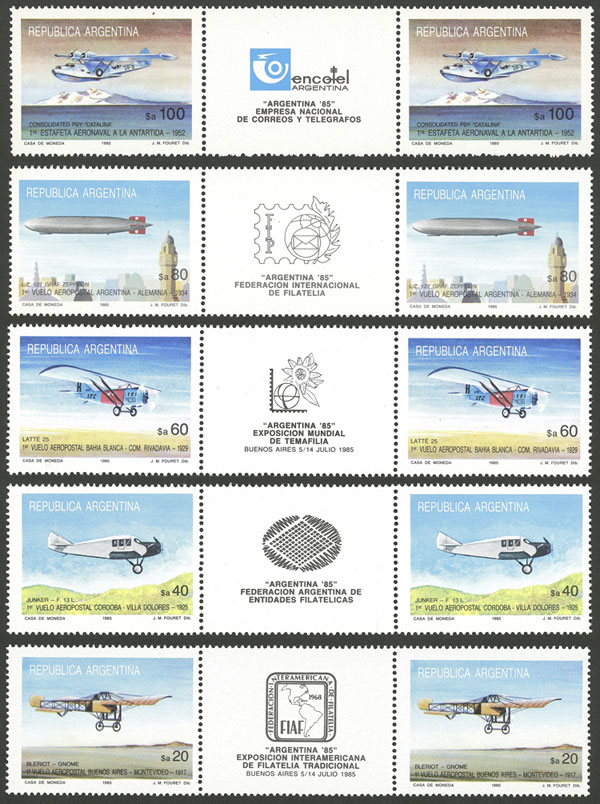 Lot 977 - Argentina general issues - Guillermo Jalil - Philatino Auction # 2348 ARGENTINA: General auction with material of all periods, including rarities Lot 977 - Argentina general issues - Guillermo Jalil - Philatino Auction # 2348 ARGENTINA: General auction with material of all periods, including rarities
