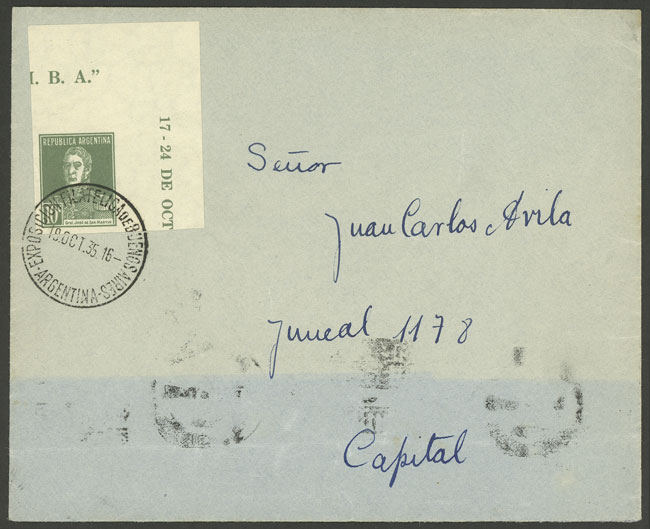 Lot 463 - Argentina general issues -  Guillermo Jalil - Philatino Auction # 2348 ARGENTINA: General auction with material of all periods, including rarities