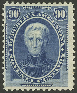 Lot 193 - Argentina general issues -  Guillermo Jalil - Philatino Auction # 2348 ARGENTINA: General auction with material of all periods, including rarities