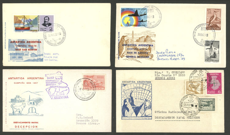 Lot 23 - argentine antarctica postal history - Guillermo Jalil - Philatino Auction # 2348 ARGENTINA: General auction with material of all periods, including rarities Lot 23 - argentine antarctica postal history - Guillermo Jalil - Philatino Auction # 2348 ARGENTINA: General auction with material of all periods, including rarities