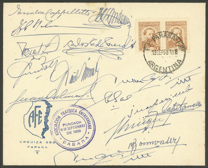 Lot 1434 - Argentina postal history - Guillermo Jalil - Philatino Auction # 2348 ARGENTINA: General auction with material of all periods, including rarities Lot 1434 - Argentina postal history - Guillermo Jalil - Philatino Auction # 2348 ARGENTINA: General auction with material of all periods, including rarities