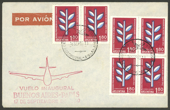 Lot 1438 - Argentina postal history -  Guillermo Jalil - Philatino Auction # 2348 ARGENTINA: General auction with material of all periods, including rarities