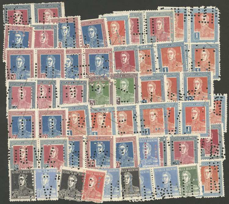 Lot 1498 - Argentina Lots and Collections -  Guillermo Jalil - Philatino Auction # 2348 ARGENTINA: General auction with material of all periods, including rarities