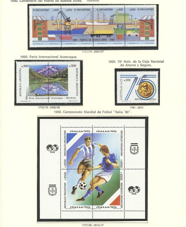Lot 994 - Argentina general issues - Guillermo Jalil - Philatino Auction # 2348 ARGENTINA: General auction with material of all periods, including rarities Lot 994 - Argentina general issues - Guillermo Jalil - Philatino Auction # 2348 ARGENTINA: General auction with material of all periods, including rarities