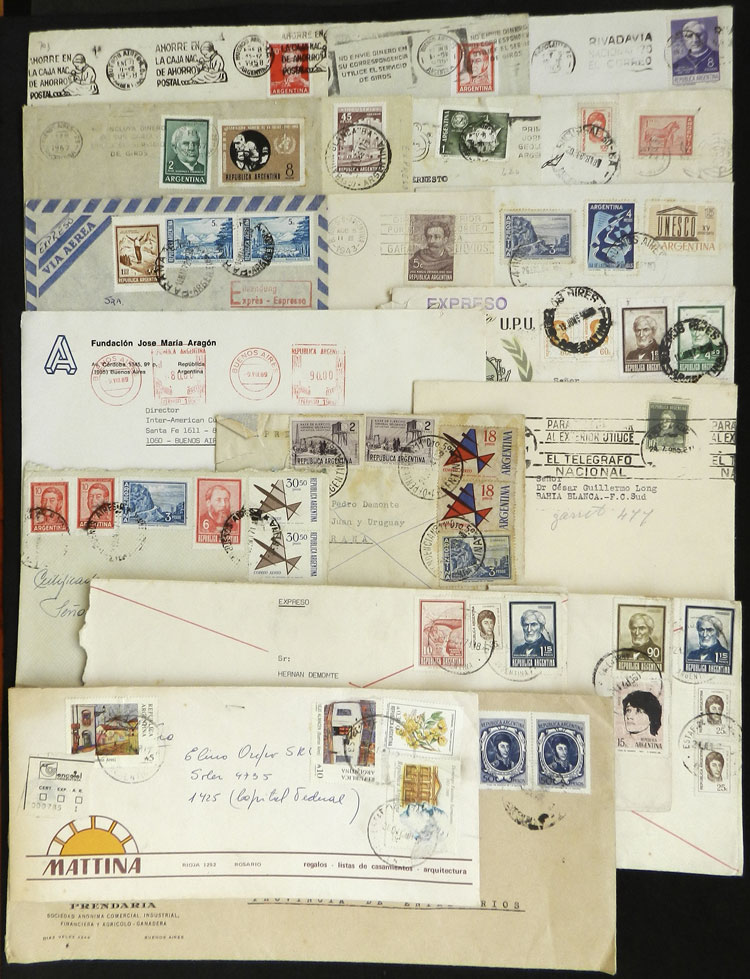 Lot 1396 - Argentina postal history -  Guillermo Jalil - Philatino Auction # 2348 ARGENTINA: General auction with material of all periods, including rarities