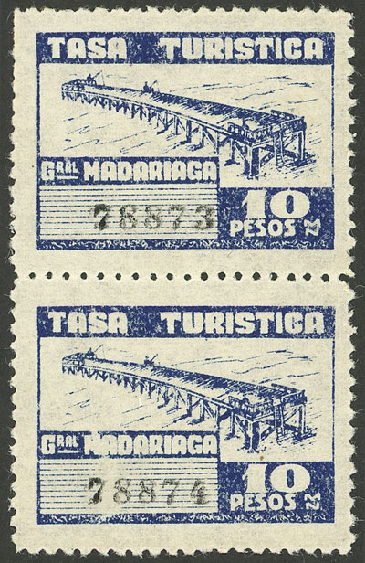 Lot 1486 - Argentina revenue stamps -  Guillermo Jalil - Philatino Auction # 2348 ARGENTINA: General auction with material of all periods, including rarities