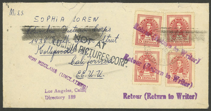 Lot 1432 - Argentina postal history - Guillermo Jalil - Philatino Auction # 2348 ARGENTINA: General auction with material of all periods, including rarities Lot 1432 - Argentina postal history - Guillermo Jalil - Philatino Auction # 2348 ARGENTINA: General auction with material of all periods, including rarities