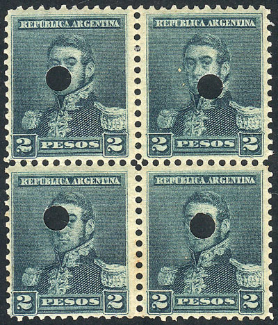 Lot 285 - Argentina general issues -  Guillermo Jalil - Philatino Auction # 2348 ARGENTINA: General auction with material of all periods, including rarities