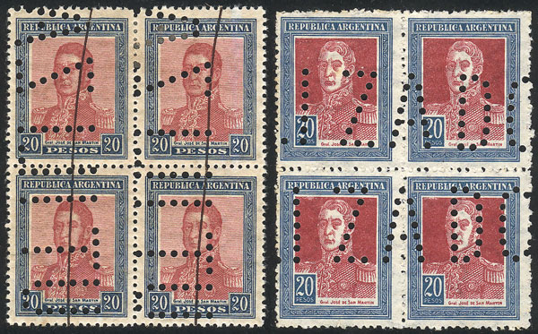 Lot 377 - Argentina general issues - Guillermo Jalil - Philatino Auction # 2348 ARGENTINA: General auction with material of all periods, including rarities Lot 377 - Argentina general issues - Guillermo Jalil - Philatino Auction # 2348 ARGENTINA: General auction with material of all periods, including rarities