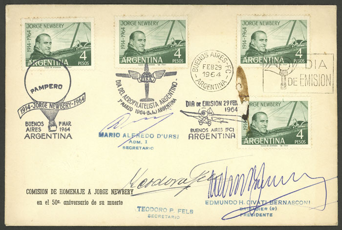 Lot 1446 - Argentina postal history - Guillermo Jalil - Philatino Auction # 2348 ARGENTINA: General auction with material of all periods, including rarities Lot 1446 - Argentina postal history - Guillermo Jalil - Philatino Auction # 2348 ARGENTINA: General auction with material of all periods, including rarities