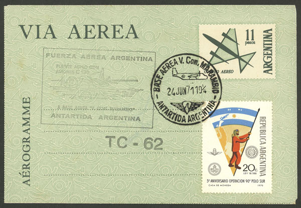 Lot 20 - argentine antarctica postal history - Guillermo Jalil - Philatino Auction # 2348 ARGENTINA: General auction with material of all periods, including rarities Lot 20 - argentine antarctica postal history - Guillermo Jalil - Philatino Auction # 2348 ARGENTINA: General auction with material of all periods, including rarities