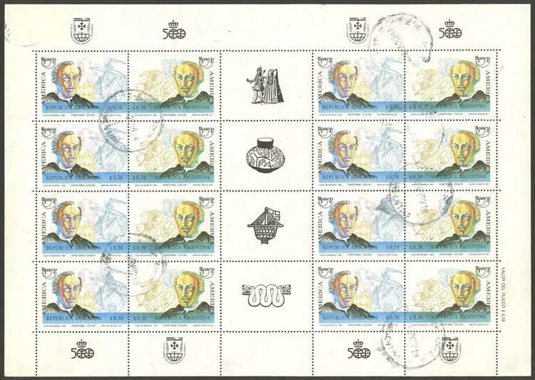 Lot 1010 - Argentina general issues - Guillermo Jalil - Philatino Auction # 2348 ARGENTINA: General auction with material of all periods, including rarities Lot 1010 - Argentina general issues - Guillermo Jalil - Philatino Auction # 2348 ARGENTINA: General auction with material of all periods, including rarities