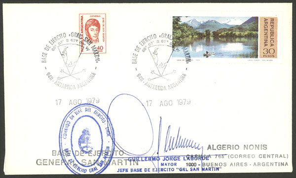 Lot 26 - argentine antarctica postal history - Guillermo Jalil - Philatino Auction # 2348 ARGENTINA: General auction with material of all periods, including rarities Lot 26 - argentine antarctica postal history - Guillermo Jalil - Philatino Auction # 2348 ARGENTINA: General auction with material of all periods, including rarities