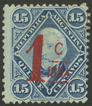 Lot 211 - Argentina general issues - Guillermo Jalil - Philatino Auction # 2348 ARGENTINA: General auction with material of all periods, including rarities Lot 211 - Argentina general issues - Guillermo Jalil - Philatino Auction # 2348 ARGENTINA: General auction with material of all periods, including rarities