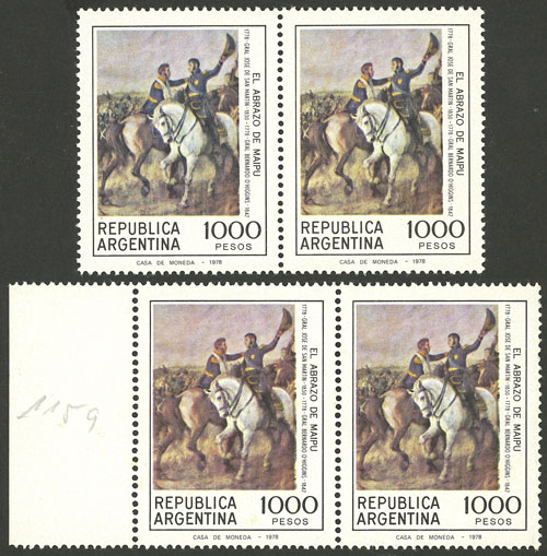 Lot 947 - Argentina general issues - Guillermo Jalil - Philatino Auction # 2348 ARGENTINA: General auction with material of all periods, including rarities Lot 947 - Argentina general issues - Guillermo Jalil - Philatino Auction # 2348 ARGENTINA: General auction with material of all periods, including rarities