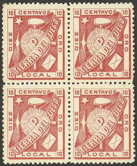 Lot 1293 - Argentina tierra del fuego -  Guillermo Jalil - Philatino Auction # 2348 ARGENTINA: General auction with material of all periods, including rarities
