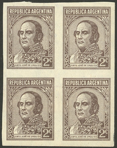 Lot 468 - Argentina general issues -  Guillermo Jalil - Philatino Auction # 2348 ARGENTINA: General auction with material of all periods, including rarities