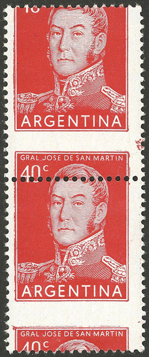 Lot 679 - Argentina general issues -  Guillermo Jalil - Philatino Auction # 2348 ARGENTINA: General auction with material of all periods, including rarities