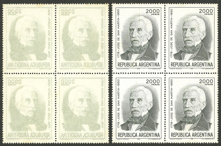 Lot 942 - Argentina general issues - Guillermo Jalil - Philatino Auction # 2348 ARGENTINA: General auction with material of all periods, including rarities Lot 942 - Argentina general issues - Guillermo Jalil - Philatino Auction # 2348 ARGENTINA: General auction with material of all periods, including rarities