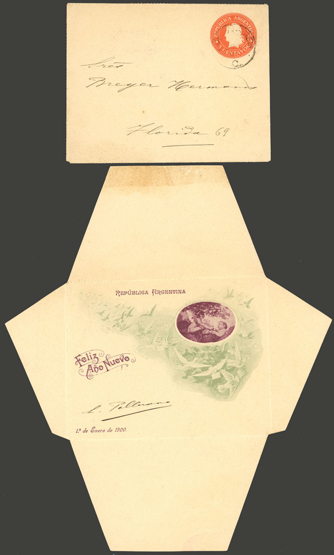 Lot 1322 - Argentina Postal stationery - Guillermo Jalil - Philatino Auction # 2348 ARGENTINA: General auction with material of all periods, including rarities Lot 1322 - Argentina Postal stationery - Guillermo Jalil - Philatino Auction # 2348 ARGENTINA: General auction with material of all periods, including rarities