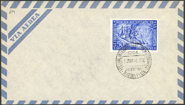 Lot 1418 - Argentina postal history -  Guillermo Jalil - Philatino Auction # 2348 ARGENTINA: General auction with material of all periods, including rarities