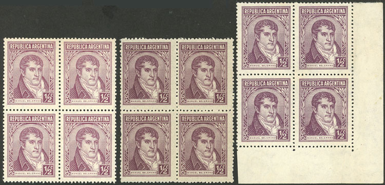 Lot 464 - Argentina general issues -  Guillermo Jalil - Philatino Auction # 2348 ARGENTINA: General auction with material of all periods, including rarities