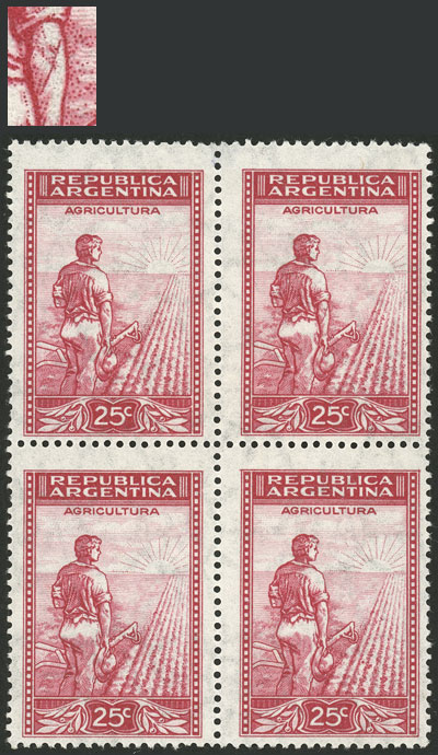 Lot 523 - Argentina general issues -  Guillermo Jalil - Philatino Auction # 2348 ARGENTINA: General auction with material of all periods, including rarities