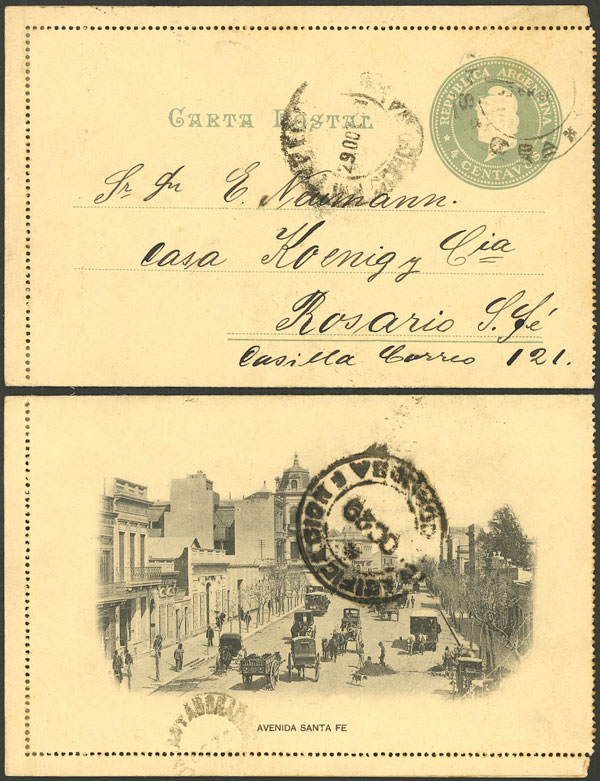 Lot 1311 - Argentina Postal stationery - Guillermo Jalil - Philatino Auction # 2348 ARGENTINA: General auction with material of all periods, including rarities Lot 1311 - Argentina Postal stationery - Guillermo Jalil - Philatino Auction # 2348 ARGENTINA: General auction with material of all periods, including rarities